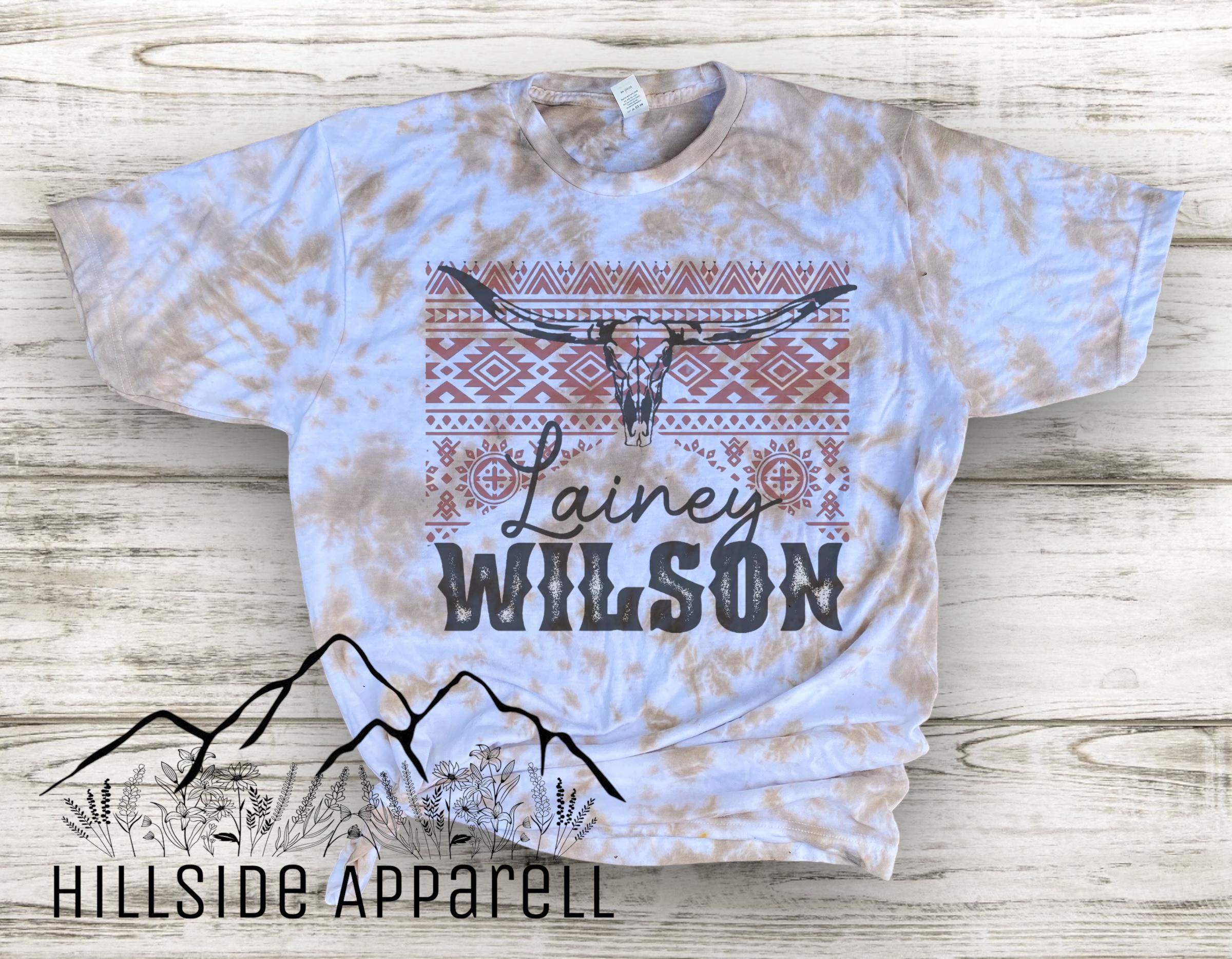 Lainey Wilson T-Shirt | Tye Dye Tee | Cow Shirt | Unisex | Women’s | Bleach Shirt | Country Music Shirt | Gift For Her | Heart Like A Truck