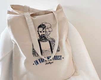 Cotton canvas tote bag, heavy weight canvas tote bag, large canvas shoulder bag, oversized fabric bag, eco bag, reusable canvas bag