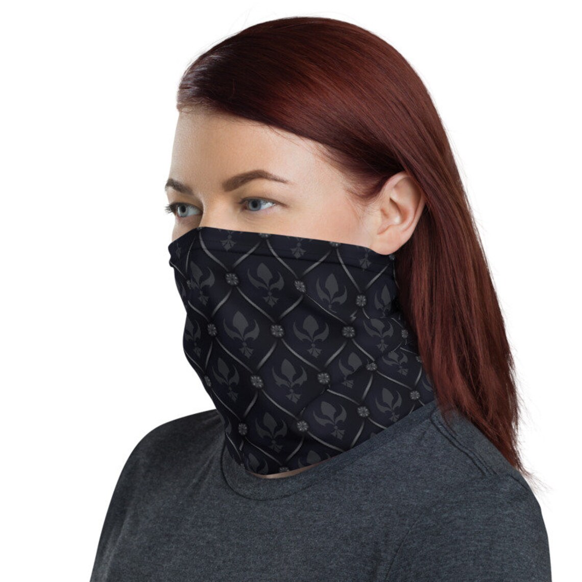 Unisex Pull up Face Mask & Neck Warmer. CA USA. Etsy