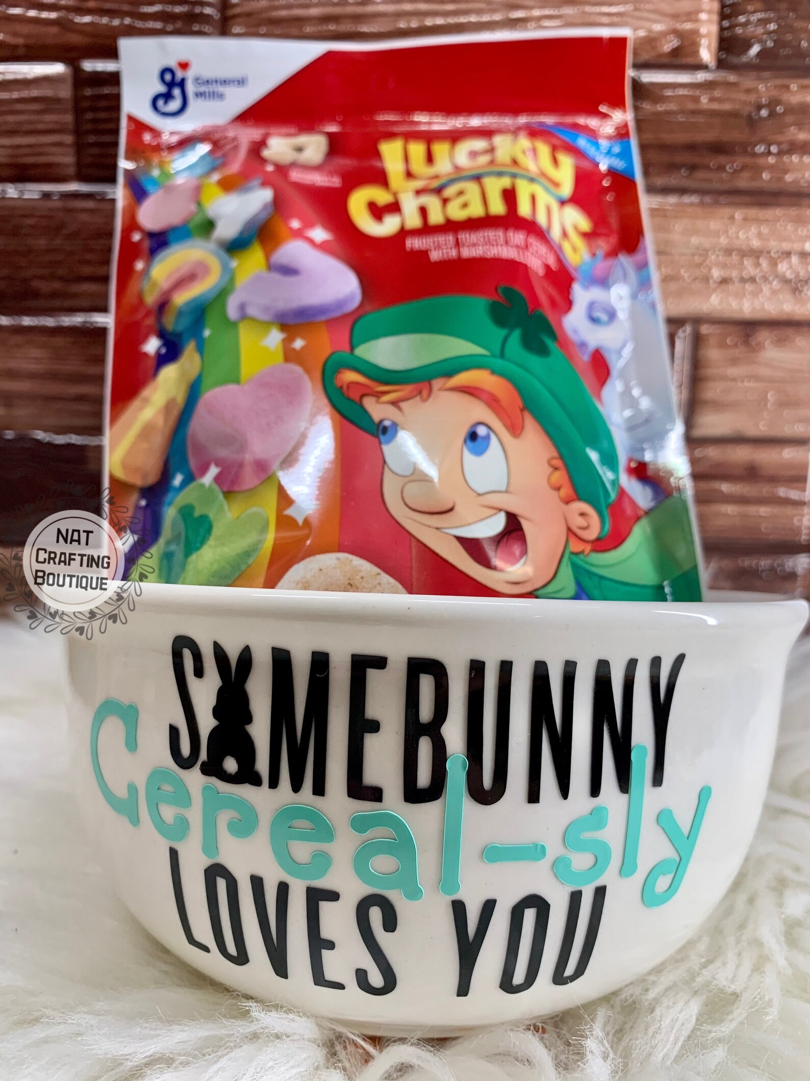 Some Bunny Cerealsly Loves You/ Easter Bunny Gifts for Kids/ Etsy