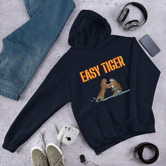 Vintage Tiger Unisex Hoodie Easy Tiger Hoodie Chinese Tiger - Etsy