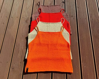 KNITTING PATTERN Easy, Bella Tank Top Knitting Pattern, Easy Sleeveless Camisole, Summer Linen Knits, Easy Knitting Pattern, Summer Top Tank