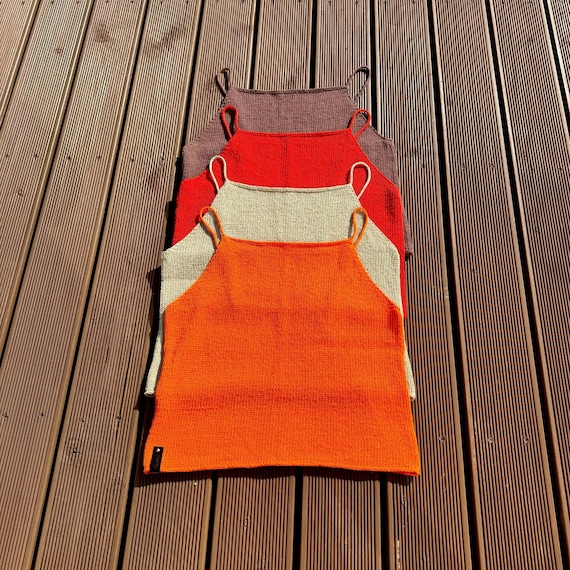 Easy Linen Summer Tank Top Knitting Pattern (EN PDF Pattern)