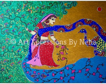 Mother Earth - Madhubani on Canvas