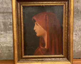 Kopie Ölgemälde | Heilige Fabiola von Rom | Jean Jacques Henner | Touristenkunst