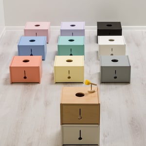 Caja de juguetes pequeña multifuncional