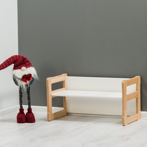 Petit banc multifonctionnel Article pour registre de bébé Cadeau pour enfant