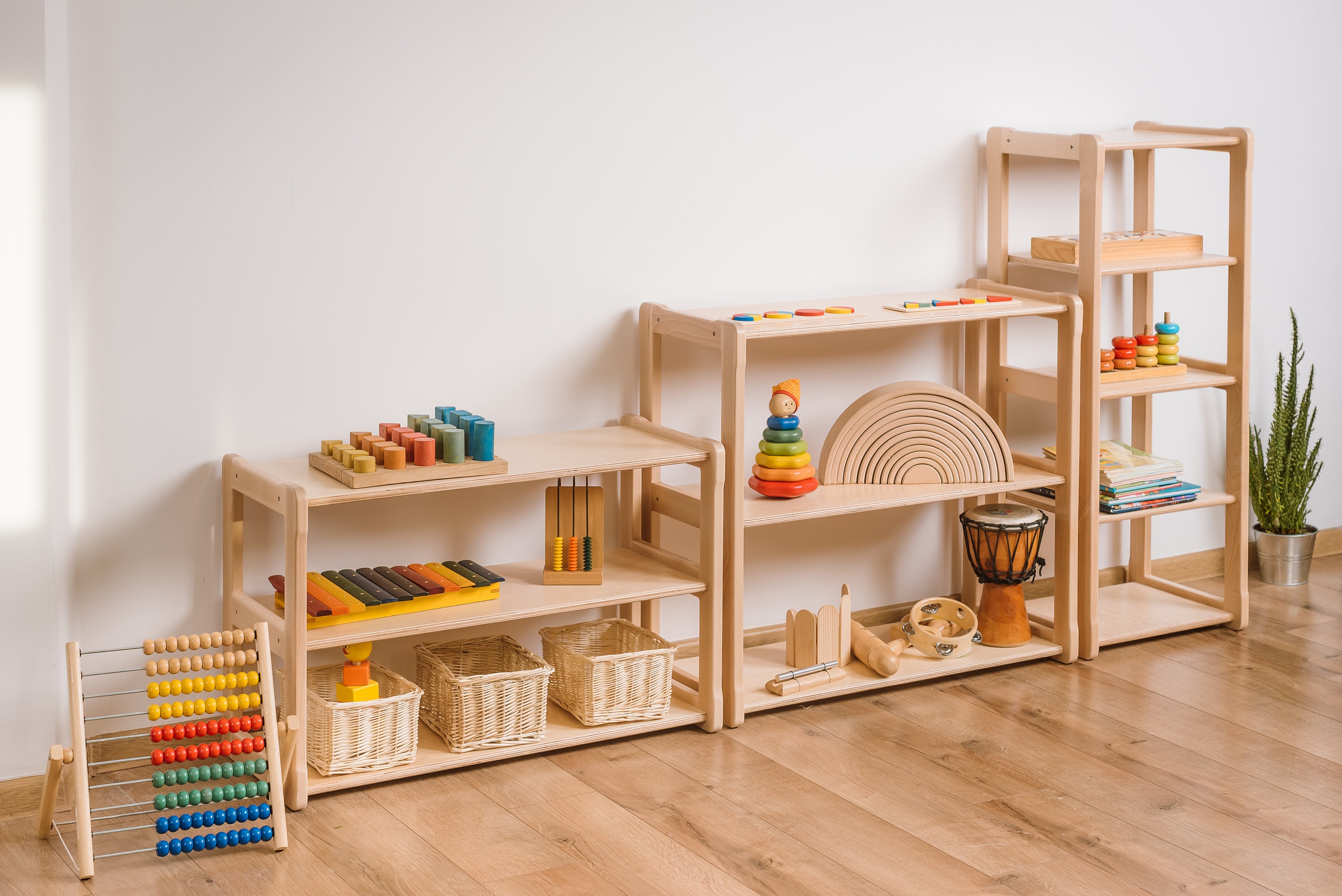 Montessori Educational Wooden Tray Toys For Children Montessori Furniture  Bookshelf Ractical Life Preschool Teaching Aids A1466F