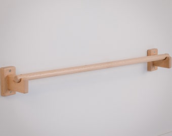 Montessori Pull up bar LONG Wooden pull up bar Baby registry item