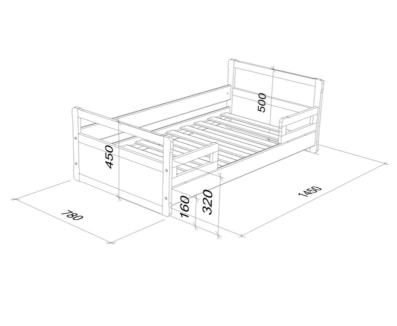 Cama infantil Montessori ALTA imagen 10