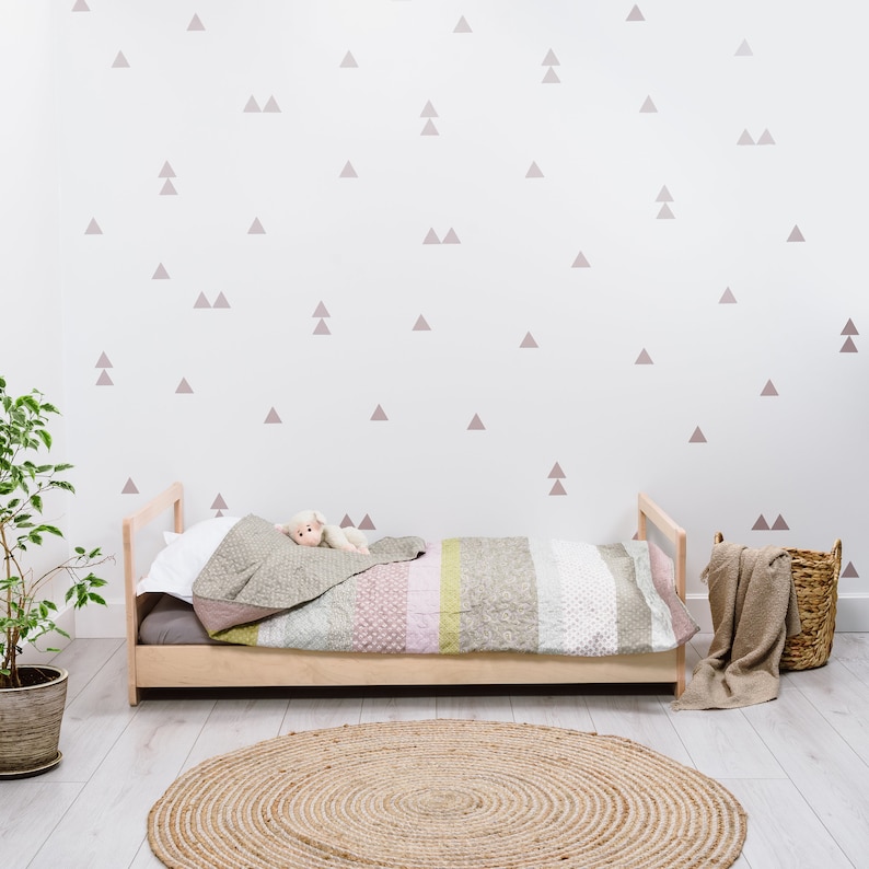 Montessori floor bed with slats image 2