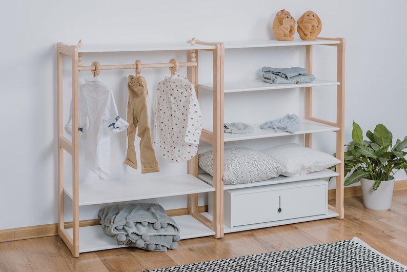 Montessori clothing rack