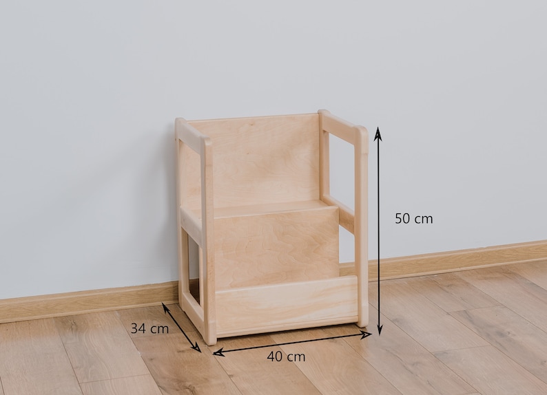 Set of Montessori Bookshelf SMALL With Montessori MINI Shelf Etsy