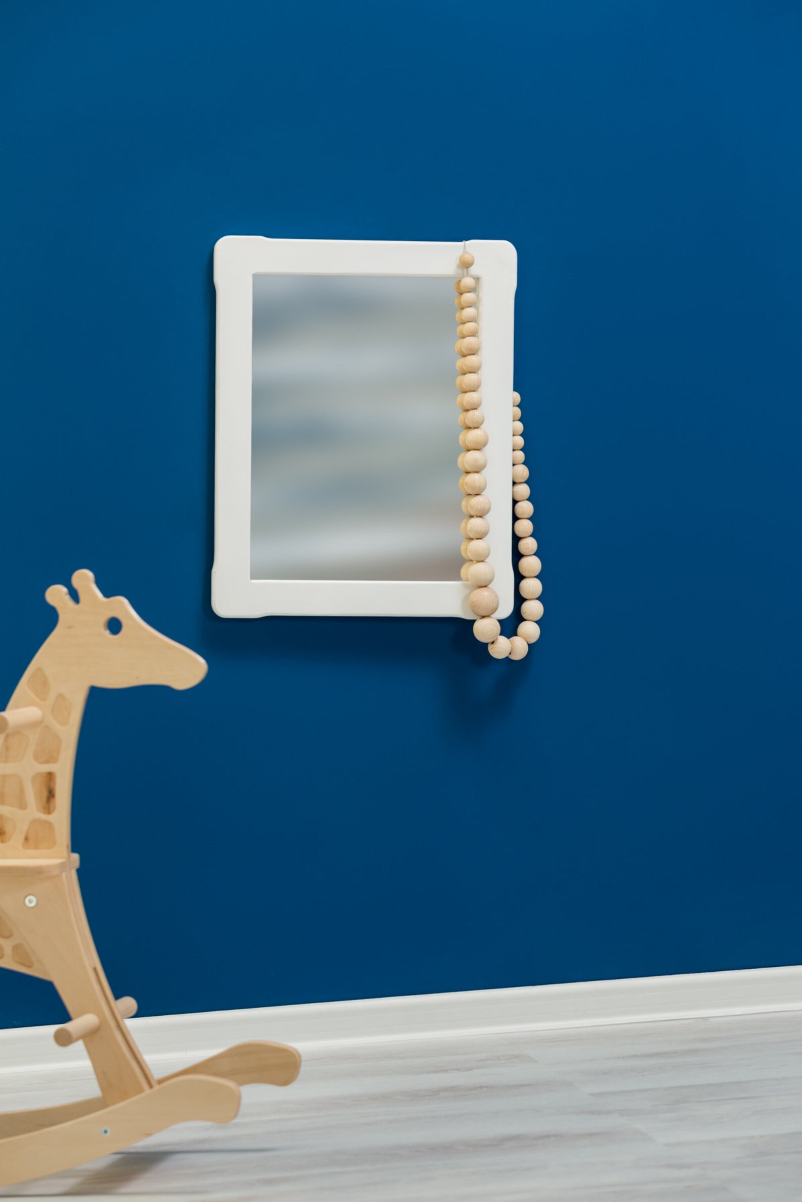 Small KIDS MIRROR NURSERY Mirror Montessori Decorative White - Etsy