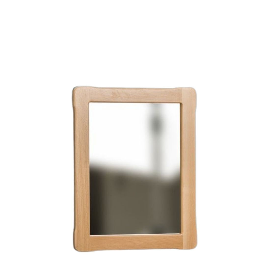 Small KIDS MIRROR, NURSERY Mirror, Montessori Decorative Natural Wooden  Baby Floor Mirror Kids Room Décor 