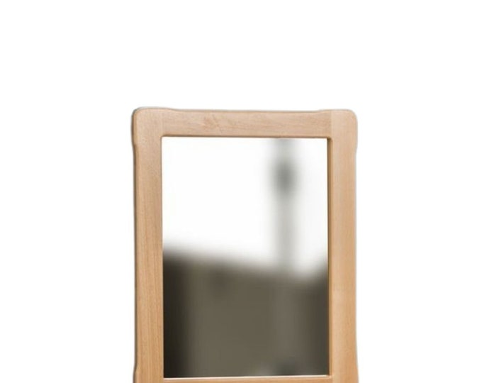Mirror with wooden frame Montessori based