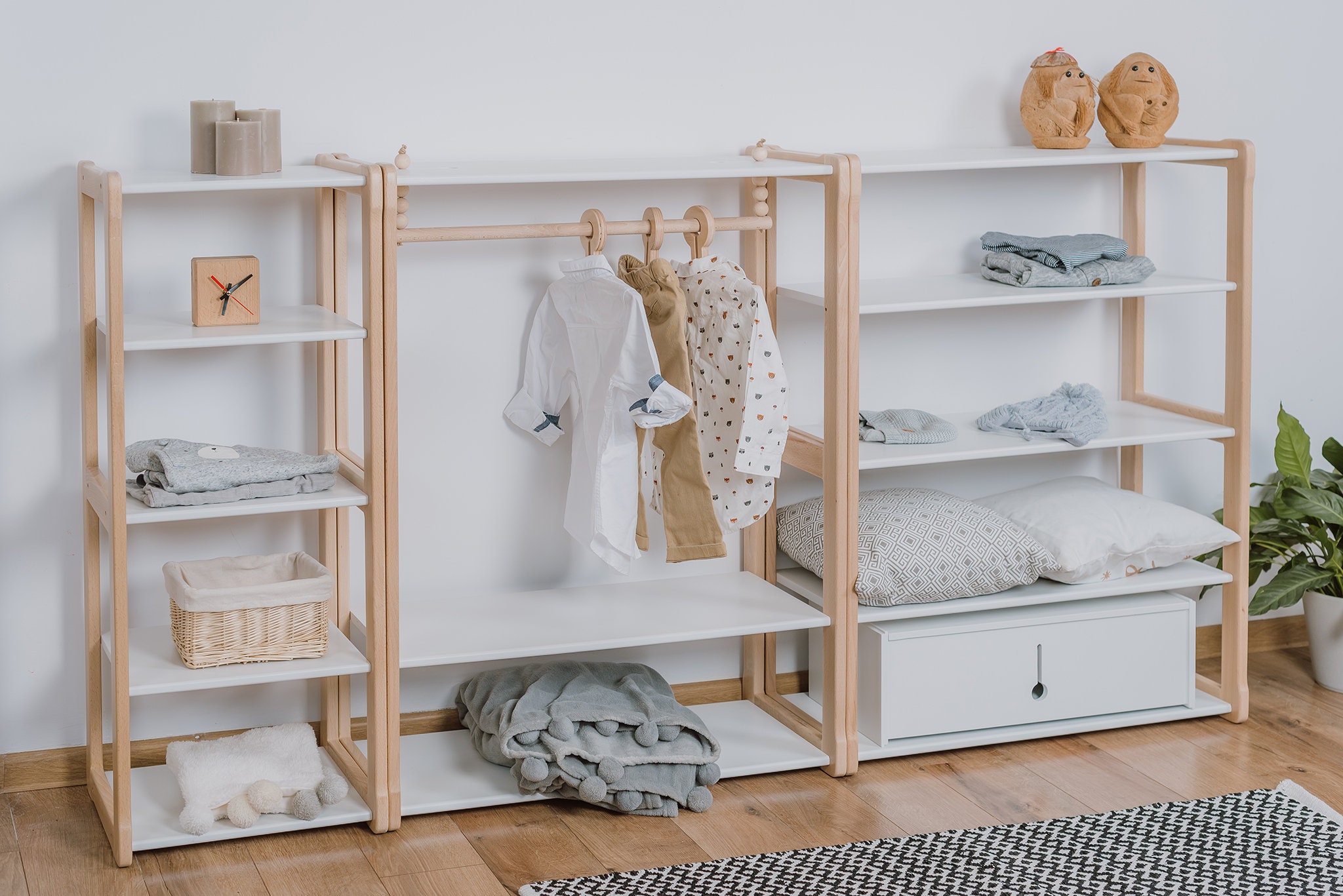 Baby open wardrobe hotsell