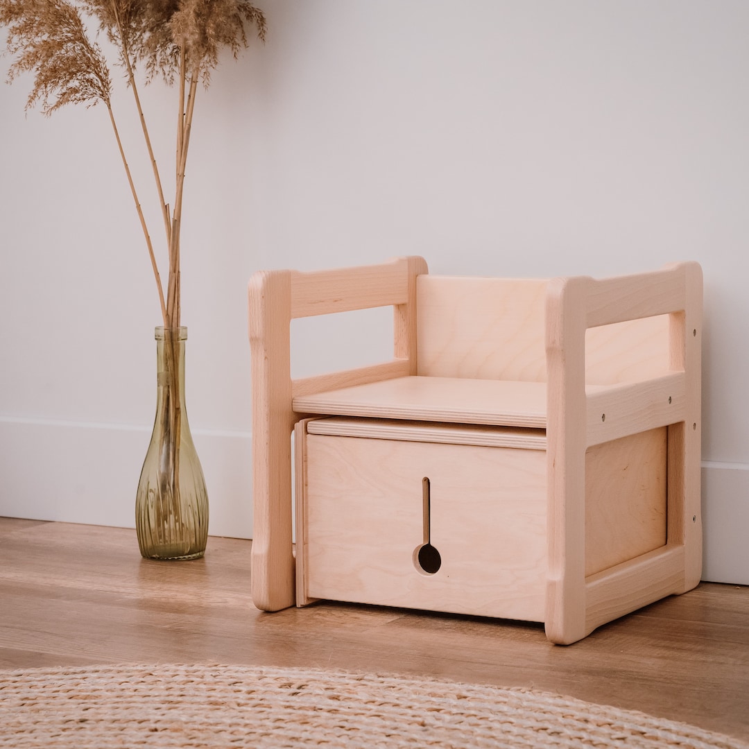 Buy Montessori Multifunctional Chair Box Set: Solid Wood Kids