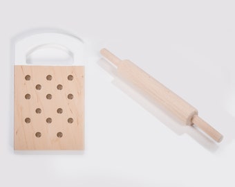 Rolling pin and grater set pretend play wooden toy, Gift For Kids  Baby registry item Gift for kids