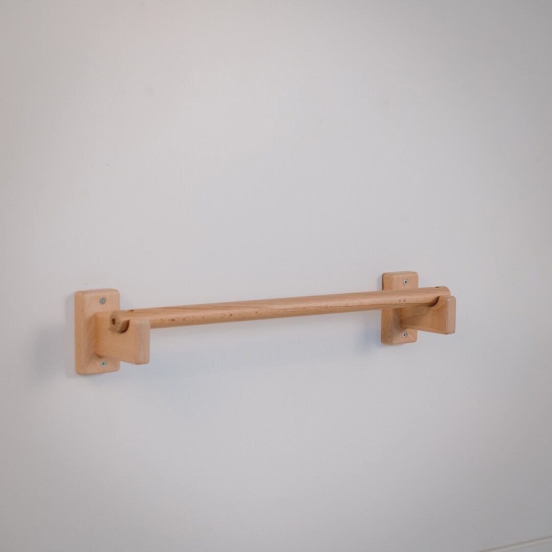 Montessori Pull up Bar SMALL Wooden Pull up Bar Baby Registry Item Etsy