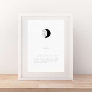 Personalized Name Meaning Print | Custom Baby Name Art | Minimalist Nursery Decor | Thoughtful Baby Gift