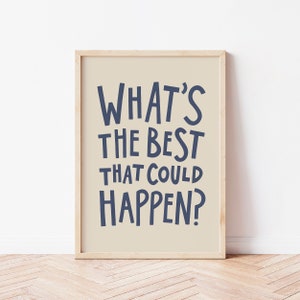 Impression, typographie édifiante, affirmation positive