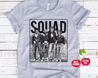 T-shirt Stay Golden Squad - Chemise Best Friends Squad - Shady Pines Crew - Chemise de voyage pour filles - Cadeau pour Bestie
