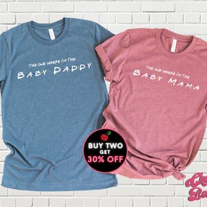 Divertente Annuncio di gravidanza Camicie Coppie Gravidanza Mamma e papà per essere magliette Baby Mama Baby Daddy T Shirt abbinate Baby Shower Regali
