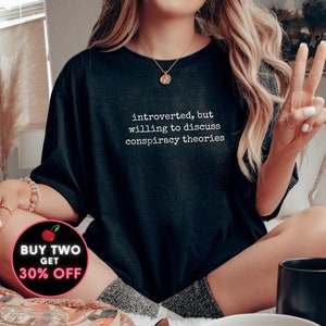 Introvertiertes Cons balsamistisches Hemd Lustiges Cons diebstahlhemd Anti-Government Patriot Shirt UFOlogist Shirt Sarkastisches Geschenk Shirt bis Größe 4XL