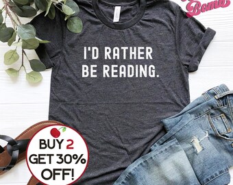 Book lover shirt - Loves Reading - Bookworm Gift - Librarian - Teacher - Academic - Reading Week Shirt