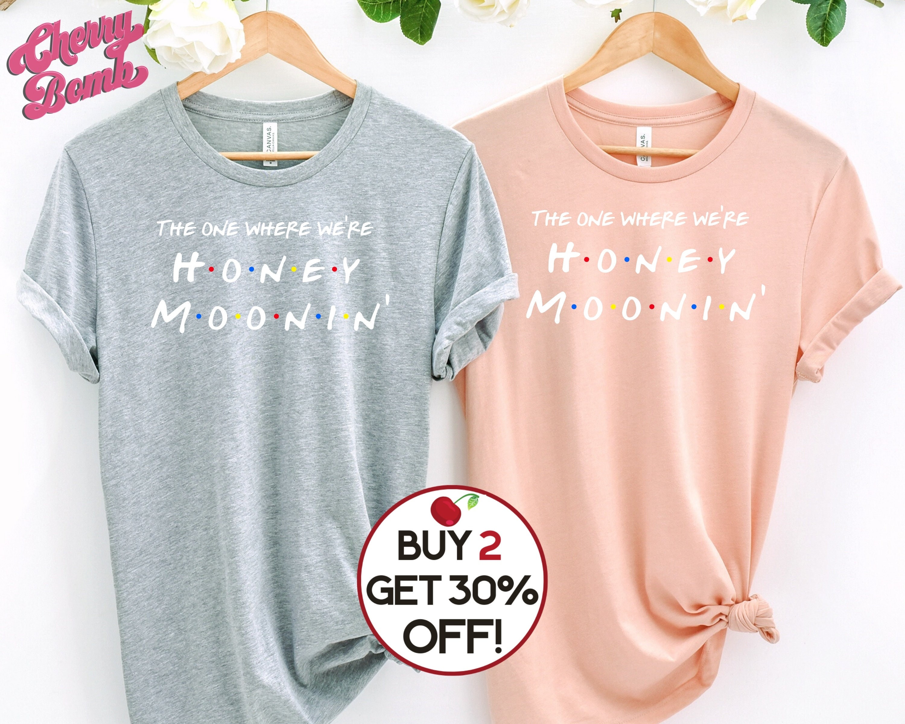 Friends Theme Honeymoon Tees the One 