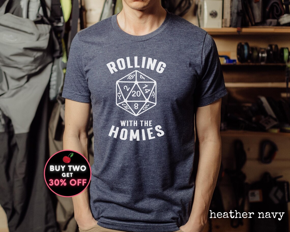 Dnd Shirt Funny D&D D20 T Shirt Dungeon Master Tshirt D20 Etsy