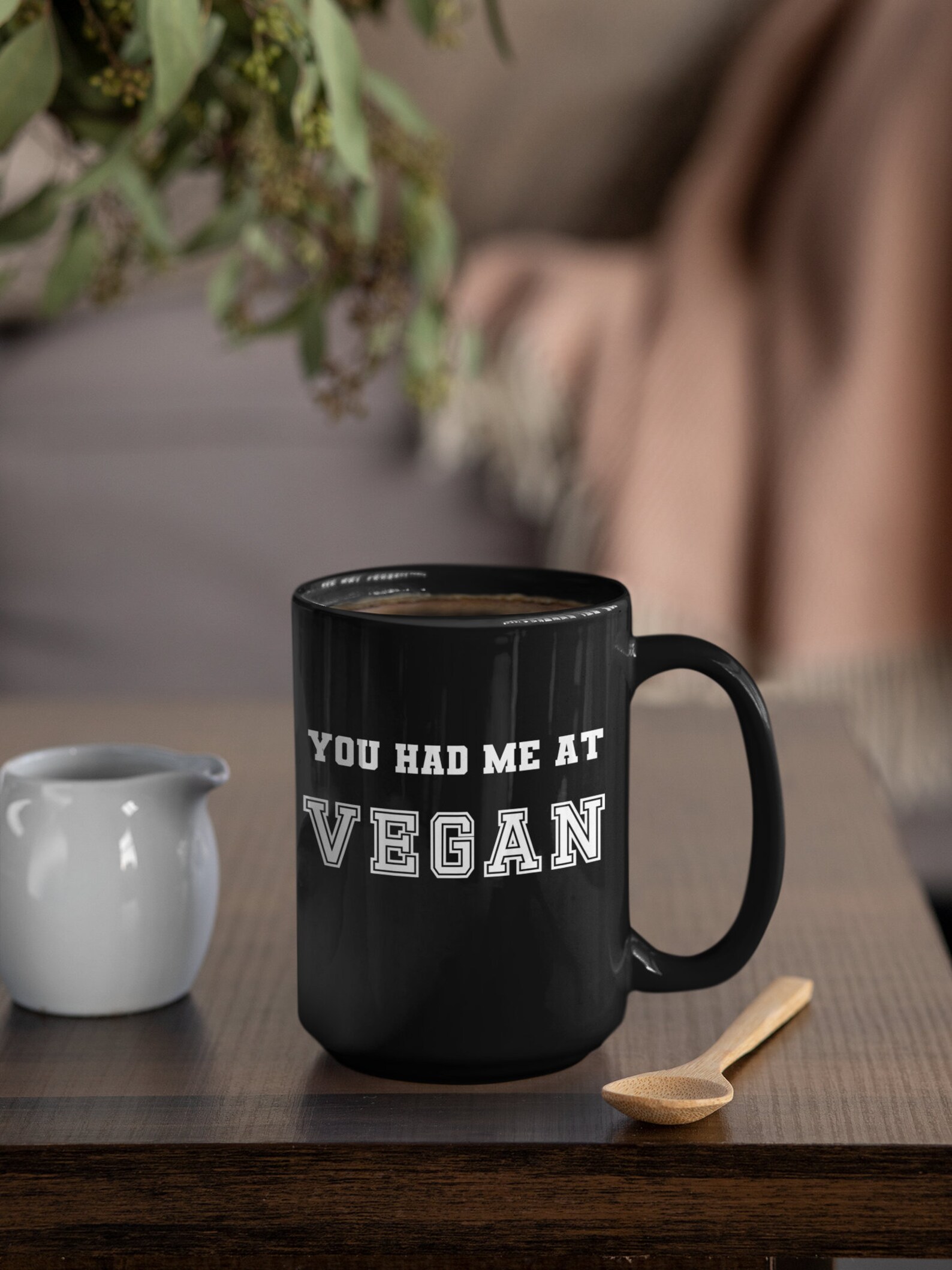 Cute and Funny Vegan Love Mug Excellent Humorous Gift Mug Etsy
