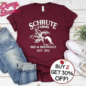 Schrute Farms Bed & Breakfast T-shirt, The Office Fans Shirt, Dwight Schrute T-shirt, Schrute Beets Tee