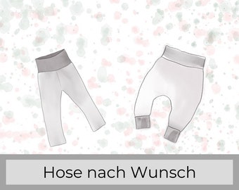 Hose nach Wunsch, Baggy Pants, Leggings, Babyhose, Kinderhose, Pumphose, Jogginghose, Strumphose, Spielhose, Jogginghose