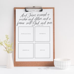 Strive to Be Goal Setting Printable