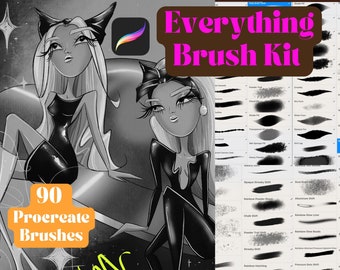 Procreate Painting Brush Kit: Textured Digital Art Brushes (Instant Download)