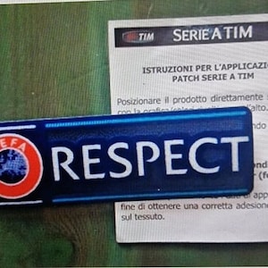 patch patch logo cockade written respect