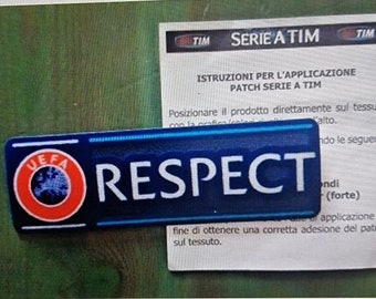 patch logo cockade written respect
