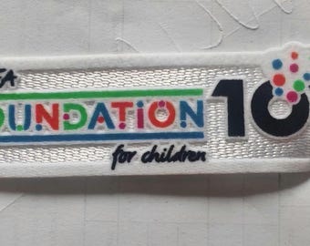 Champions foundation logo patch for children UEFA 10 years 2026