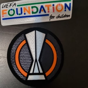 2024 Champions foundation for children UEFA Europa league rosette logo patch