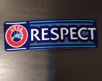 patch logo cockade written respect Champions Uefa