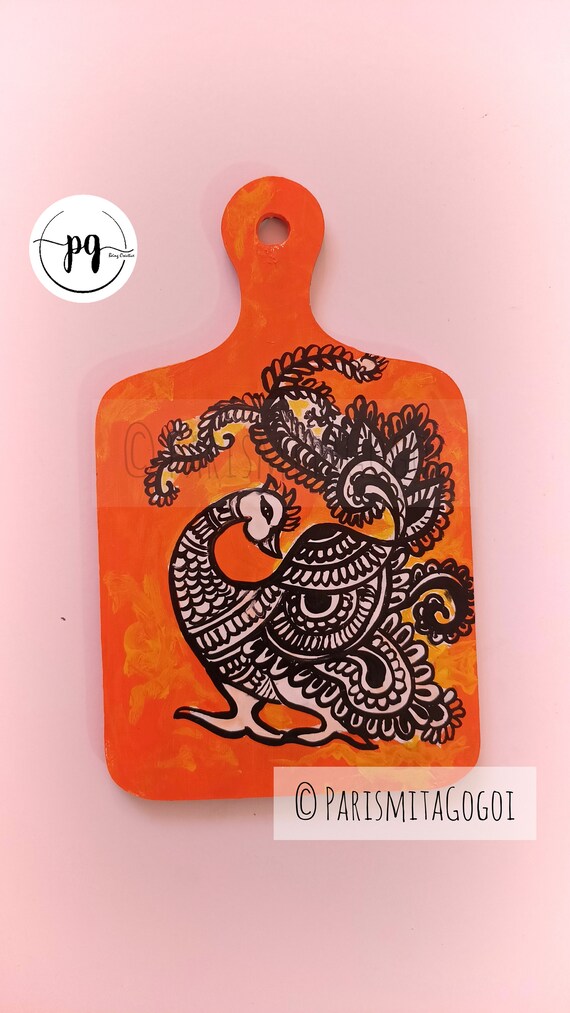 Chopping Board Painting Etsy