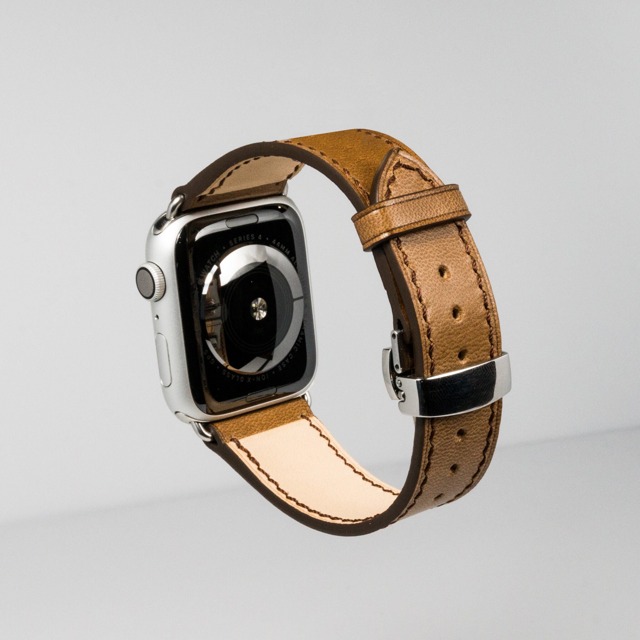 Premium Brown leather Apple Watch band 44mm 42mm 40mm 38mm Etsy