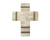 Handmade Bone Inlay Small Cross