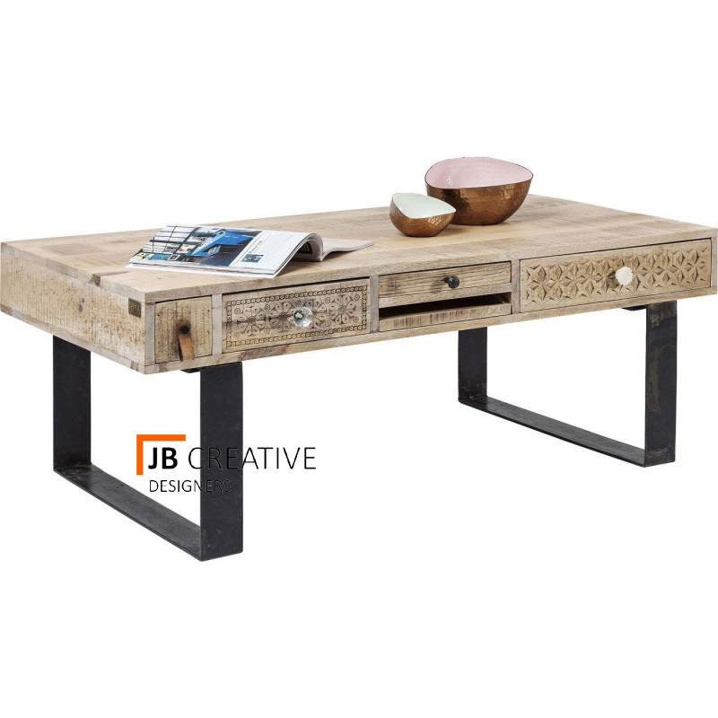 Holz Hand geschnitzt rustikale zurückgefordert Holz Couchtisch | Etsy