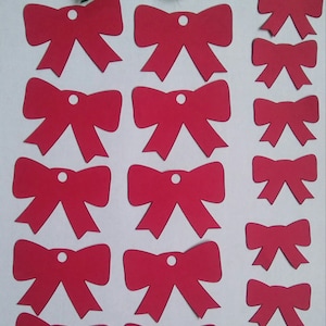 Noeuds rouge thème Noël