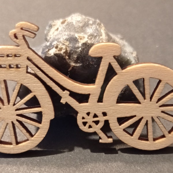 Bicyclette, vélo embellissement en bois