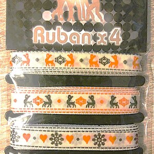 Rubans thème Merry Christmas