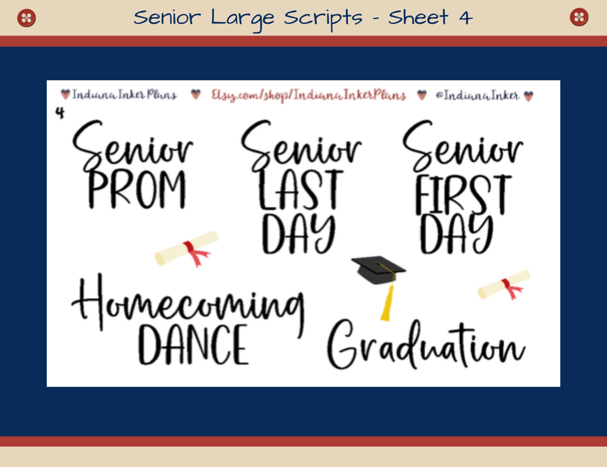 Senior Text Script Senior Scripts, Graduation Stickers, Senior Day, Senior Pics ...